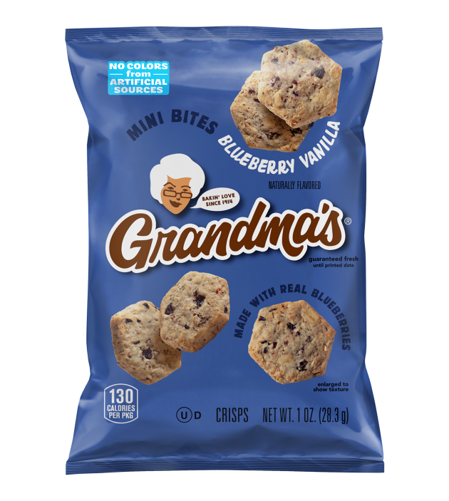 Grandma's® Mini Bites Blueberry Vanilla Naturally Flavored Mini